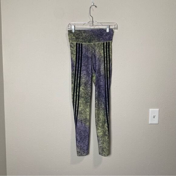 Adidas Climalite Matama/Black Slim Fit Activewear Leggings Women's Size Small - Picture 3 of 10